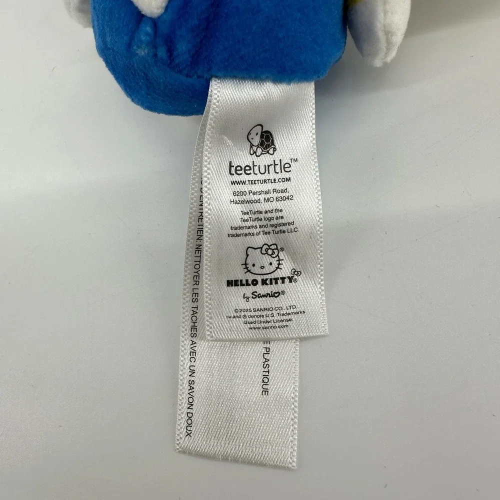 Sanrio Hello Kitty CloudHeads TeeTurtle Plush 5 Inch Blue Overalls SIL-35014 NWT